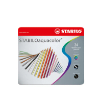【STABILO】水溶性色鉛筆1盒24色鐵盒裝(1624-5)
