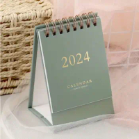 Planning Mini Desk Calendar INS Style Paper Mini 2024 Calendar Minimalism Standing Flip Calendar Notepad