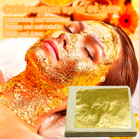 24K Real Gold Foil Specification For Beauty Facial Mask Essence Firming Anti-wrinkle Purify Detox Brighten Skin Care