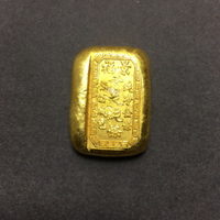 古董古錢幣純銅古幣收藏仿古做舊黃銅銀錠銀條鎏金幣元寶收藏10