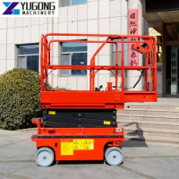 YG High Quality Portable Hydraulic Mobile Electric Scaffolding Ladder Scissor Lift 6-18 m Mobile Electric Hydraulic Scissor Lift