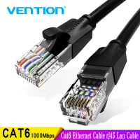 Vention Cat6 Ethernet Cable rj45 Lan Cable CAT 6 Network Patch Cable for Laptop Router PC 1.5m 2m 3m 5m 40m RJ45 Ethernet Cable