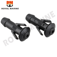 Niple Hos, 6BL-44391 00, 2pcs, untuk Motor Luar Yamaha 2T 9.9-90HP atau 4T F9.9-F115HP, Bahagian Enj