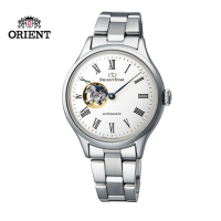 ORIENT STAR 東方之星 CLASSIC 系列 經典鏤空機械錶 鋼帶款 銀色 -30.5mm