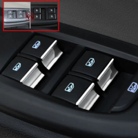Car Window Lift Button Sticker Sequins Trim for BMW 1 2 3 4 5 7 Series X1 X2 X3 X4 F20 F22 F30 F34 F01 F48 F25 F26 Accessories