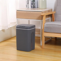 感應垃圾桶 垃圾桶 智慧垃圾桶感應自動家用客廳廚房大容量帶蓋充電式衛生間廁所【GJJ169】