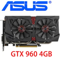 ASUS GTX 960 4GB Video Card 128Bit GDDR5 Graphics Cards for nVIDIA Cards Geforce GTX960 4GB GTX 960 4G HDMI DVI GTX960-4GB Used