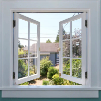 AS2047 Thomas Aluminum Swing Window Glass with Strip Glass Aluminum Awning Window Glass with Strip A