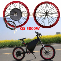 205H QS V3 48V-96V 5000W Electric Bike Hub Motor Wheel Macthing With Front Wheel With Hub 20mm Ebike Kit