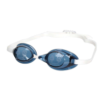 MIZUNO SWIM 泳鏡-防霧 抗UV 游泳 日製 蛙鏡 訓練 美津濃 85YA-75000-12 藍黑白