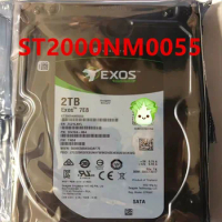 New Original HDD For Seagate 2TB 3.5" SATA 6 Gb/s 128MB 7200RPM For Internal Hard Disk For Enterprise Class HDD For ST2000NM0055