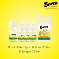 Paket Minyak Goreng Kelapa Botol 1 liter (3pcs) + Botol 2ltr + Jerrycan 5ltr