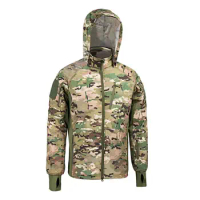 Tactical Jacket Waterproof Military Jacket Men Warm Windbreaker Bomber Jacket Camouflage Hooded Coat US Army Flight Jacket