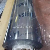 Berkualitas Plastik Bening Tebal Alas Meja Souvenir Sampul Sofa Mika Kaku Lentur - Kaku 0,1 mm