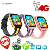 Smart 4G GPS WI-FI Tracker Locate Kids Student Remote Camera Monitor Smartwatch Two-way Voice SOS Video Call Android Phone Watch