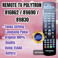 Remote remot TV Polytron 81G862 81i690 81i830 LED LCD Ori 100% Original bazooke cinemax Excel DVD Hi