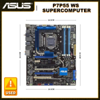 ASUS P7P55 WS SUPERCOMPUTER Motherboard LGA 1156 Motherboard Intel P55 Chipset support Core I7 I5 I3 DDR3 16GB RAM Overclocking