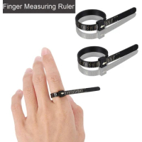 HKUS Plastic Ring Stick Measuring Circle 0-13 Black Mido Circle U.S. Code Ruler Finger Size Screening Tool