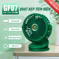 【ALLIANCE】Quạt Kẹp Tích Điện Mini GF07 12-13cm, Quạt Mini Pin Trâu, Quạt Kẹp Bàn, Để Bàn Làm Việc, G