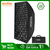 Godox 50x70cm 20"x27" Honeycomb Grid Softbox with Universal Mount for K-150A K-180A E250 E300 300SDI Studio Flash Strobe