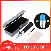 Refractometer Sugar Brix 0-80% Alcohol Honey Refraktometer Gula