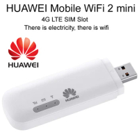 HUAWEI Mobile WiFi 2 mini router portable to carry less 35g elegant design support 4G high speed internet SIM slot 16 users