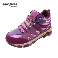 GOODYEAR固特異 探險旅行家W2 女款郊山健行鞋-藕紫 / GAWO22517