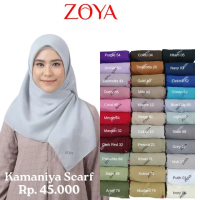 ZOYA KAMANIYA SCARF SEGI EMPAT POLOS