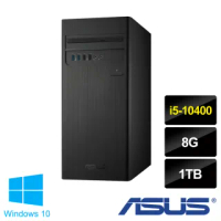 【ASUS 華碩】H-S300TA-510400060T 十代i5六核心主機(i5-10400/8G/1TB HD/W10)