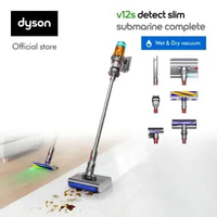 Dyson V12 s Detect Slim Submarine Complete HEPA Wet & Dry Vacuum Cleaner - Penyedot Debu Kering dan 