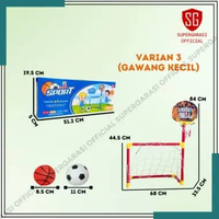 Gawang sepak bola anak portable indoor & outdoor Foot Ball Mainan Anak Kecil(T=83)