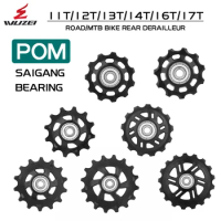 WUZEI MTB Bicycle Pulley Wheel 11T 12T 13T 14T 16T 17T Road Bike Jockey Rear Derailleur Repair Kit for Shimano Sram X01 XX1