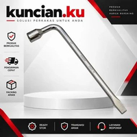 Kunci Roda Akio 19mm 21mm Panjang 31cm | Kunci Roda Mobil Baut Ban Alat bengkel motor mobil 21 mm