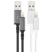 【moshi】USB-A to Lightning 充電線 傳輸線(3M)