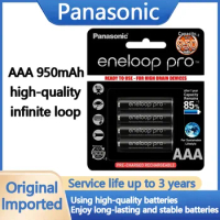Panasonic Original Eneloop Pro 950mAh AAA battery For Flashlight Toy Camera PreCharged high capacity Rechargeable Batteries