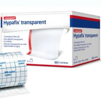 Plester Transparan Hypafix Transparent 10cm x 2m / 10cm x 10 mt Waterproff / anti air melindungi Luk