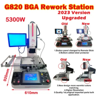 G820 Semi-automatic BGA Rework Station 5300W Solder Welding Machine for Laptop Game Board Notebook Mobile Phone Repairing 220V