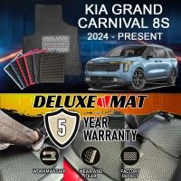 Deluxe Mat KIA GRAND CARNIVAL 8 SEATER 2024 2025 2026 Car Carpet Car Mat Car Floor Mat Karpet Kereta