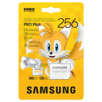 【Samsung 三星】PRO Plus microSDXC 256GB音速小子記憶卡 公司貨(Switch/ROG Ally/GoPro/空拍機)