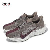 Nike 慢跑鞋 Pegasus Plus 男鞋 棕 白 氣墊 緩震 針織 運動鞋 FQ7262-005