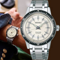 SEIKO 精工 Presage Style60’s系列 Crown Chronograph 60週年紀念限量機械錶 送禮首選(SRPK61J1/4R35-05Z0S)_SK045