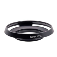 39mm Metal Vented Screw-in Lens Hood for Fujinon XF60mm f2.4 R Macro lens