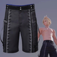 FF7 Rebirth Cloud Role Play Beach Short Pants Anime Game Final Fantasy VII Costume Men Fancy Dress Up Party Clothes