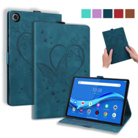 For Lenovo Tab M10 Plus 10.6 Case 3rd Generation Embossed Butterfly Magnetic Cover For Lenovo Tab M10 Plus 3rd Gen 3 Case
