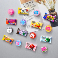 5Pcs M Mini Bean Message Stickers Whiteboard Photo Stickers Refrigerator Magnets Creative Little Cute Magnet