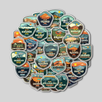 STICKER PACK INDONESIA MOUNTAIN 2 | STICKER GUNUNG INDONESIA | STICKER TUMBLER | STIKER LAPTOP KOPER