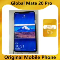International Version HuaWei Mate 20 Pro LYA-L29 Mobile Phone Kirin 980 NFC Screen Fingerprint 6GB RAM 128GB ROM 40.0MP IP68