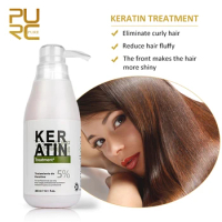 PURC Brazilian Keratin Hair Treatment Straightening Smoothing Moisturizing Repair Frizz Dry Damaged Hair Care Products