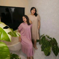 TOORU || KYRA DRESS || Homedress Ruffle || Daster Ruffle || Daster Rayon || Daster Busui Friendly Re