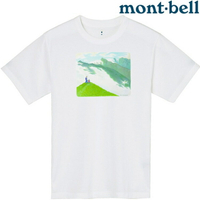Mont-Bell Wickron 中性款 排汗衣/圓領短袖 1114713 雲海 WT 白